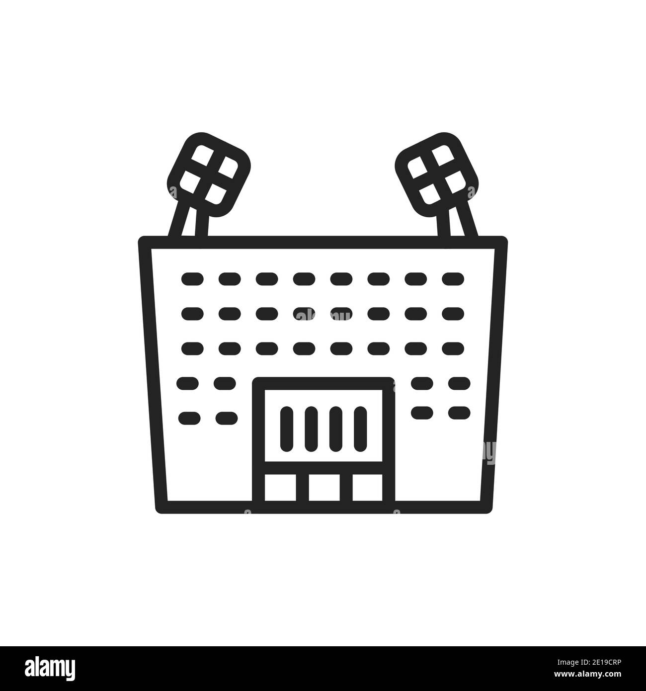 Stadium line drawing Cut Out Stock Images & Pictures - Alamy