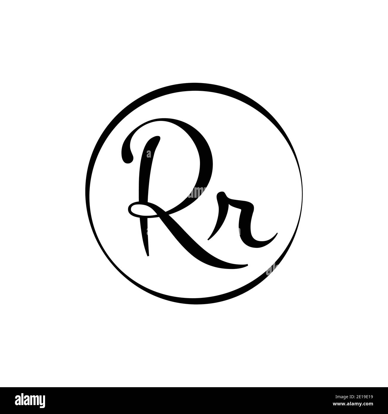 Rr logo Black and White Stock Photos & Images - Alamy