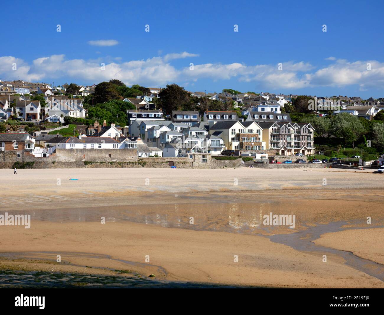 Porth Beach, Newquay, Cornwall. Stock Photo
