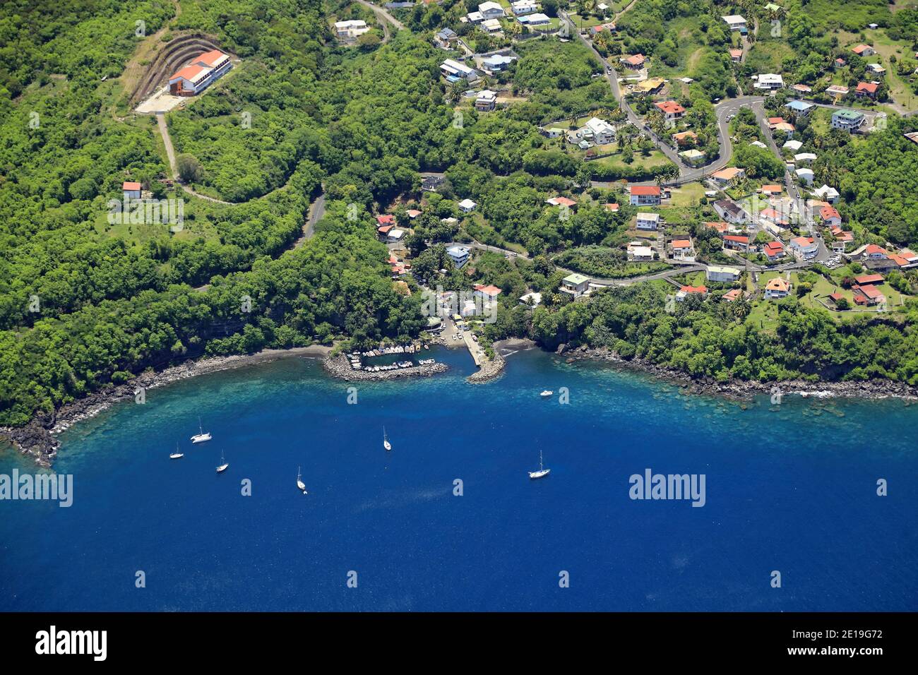 Guadeloupe Aerial View Of The Coast At The Southern Tip Of Basse Terre guadeloupe-aerial-view-of-the-coast-at-the-southern-tip-of-basse-terre
