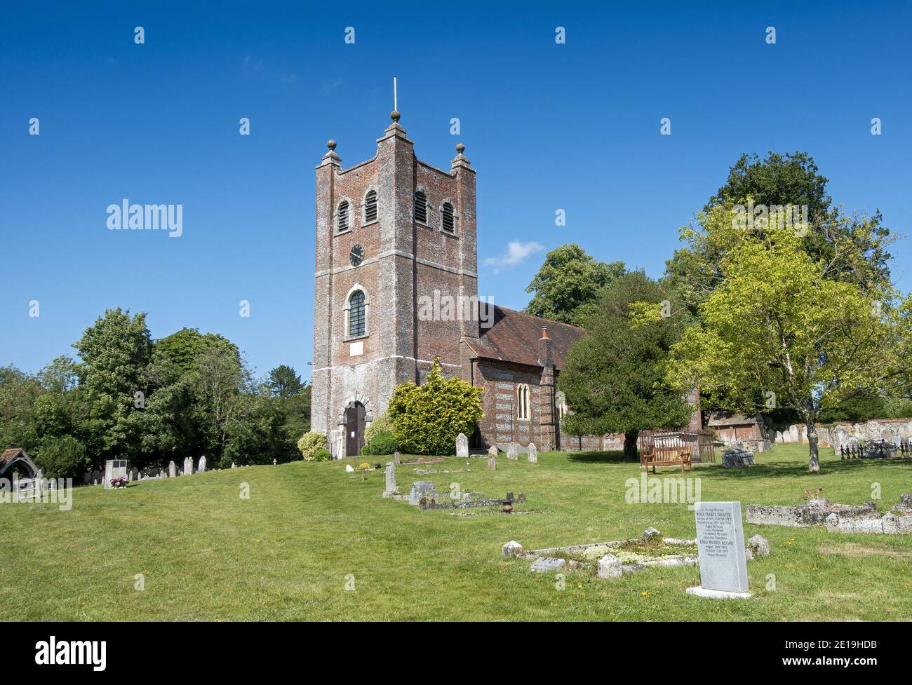 St. Mary the Virgin Church in Old Alresford in Hampshire, England, UK Stock Photo