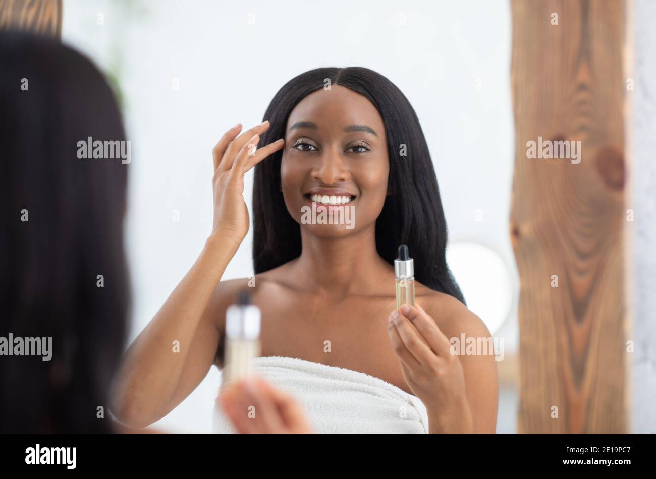 Cosmetology, treatment and moisturizing skin care products Stock Photo