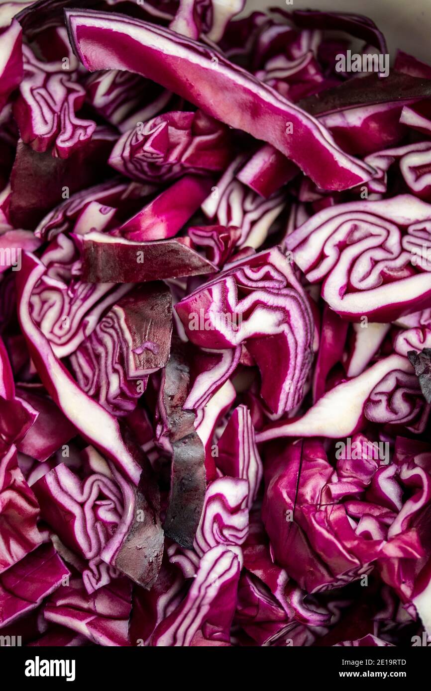 Red cabbage Stock Photo