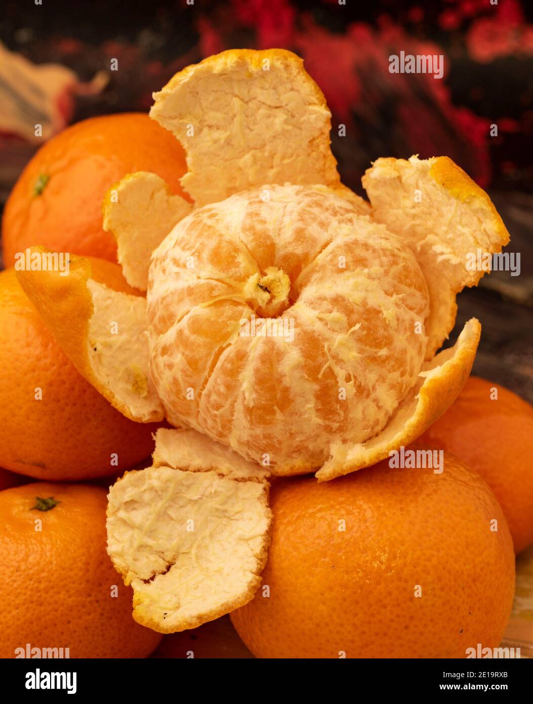 Easy peel tangerines, food stilllife Stock Photo Alamy