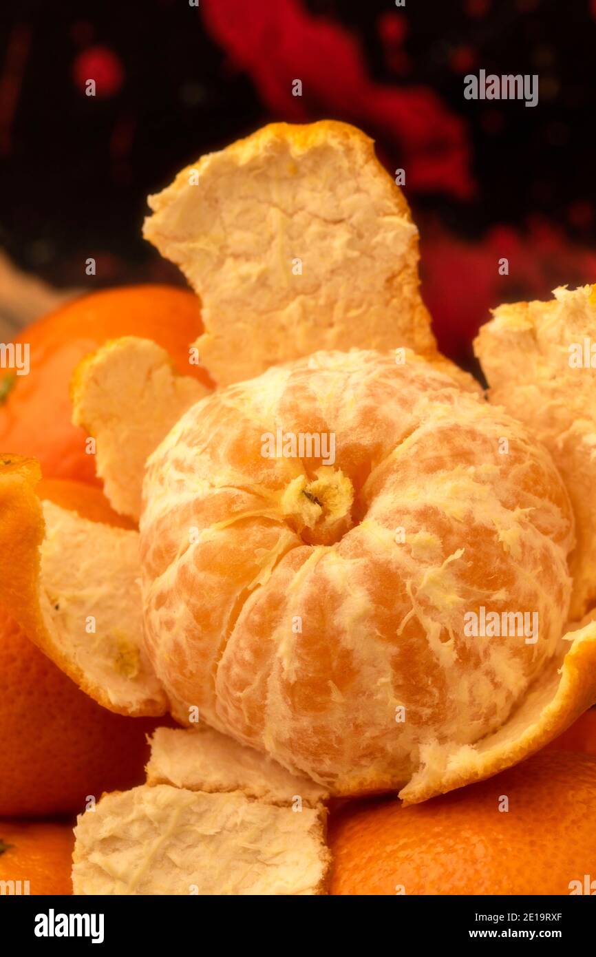 Easy peel tangerines, food stilllife Stock Photo Alamy