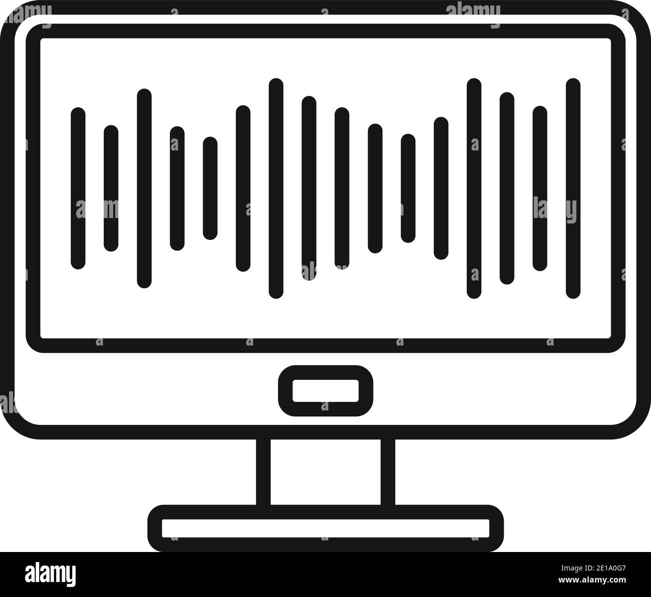 Mixing sound monitor Stock Vector Images - Alamy