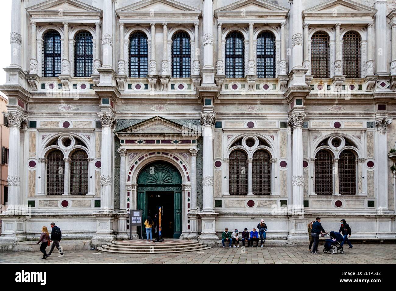 The Scuola Grande Di San Rocco, Venice, Italy. Stock Photo