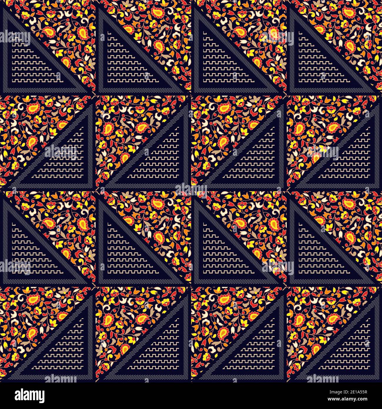 geometrical seamless pattern Stock Photo