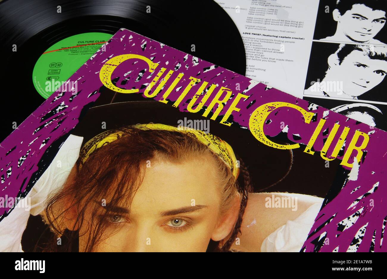 Viersen, Germany - May 9. 2020: Closeup of vinyl record covers from british  pop music band Culture Club (focus on band name in center Stock Photo -  Alamy