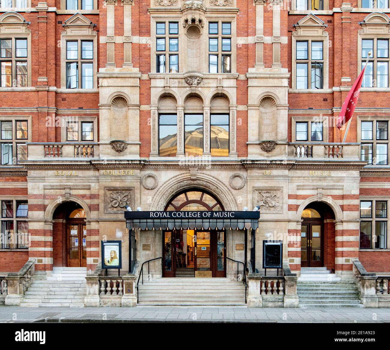 Exterior of The Royal College of Music in Prince Consort Road, London