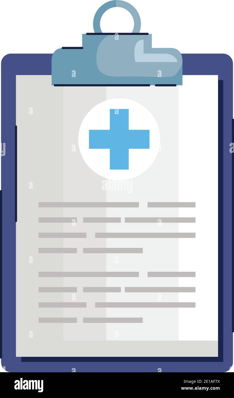 checklist clipboard medical order icon Stock Vector Image & Art - Alamy