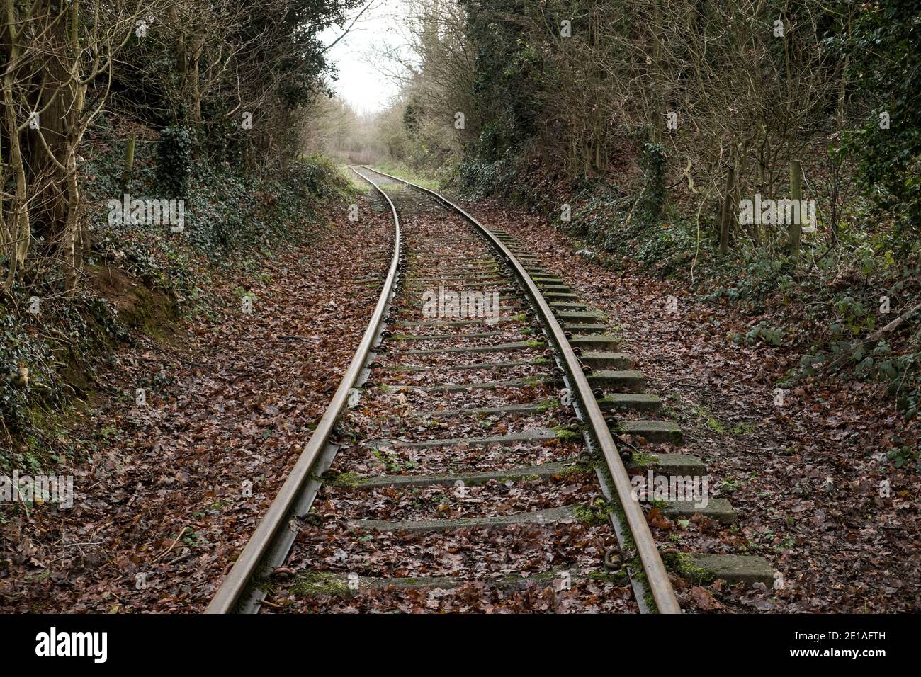 Northamptonshire Ironstone Railway Trust railway tracks in Hunsbury