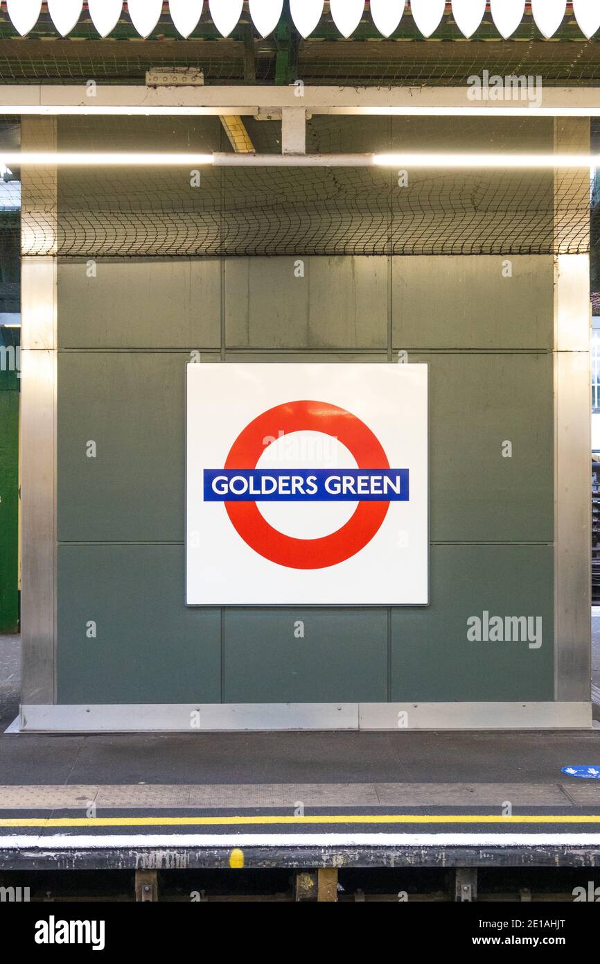 Golders Green tube station on the Northern Line of London Underground