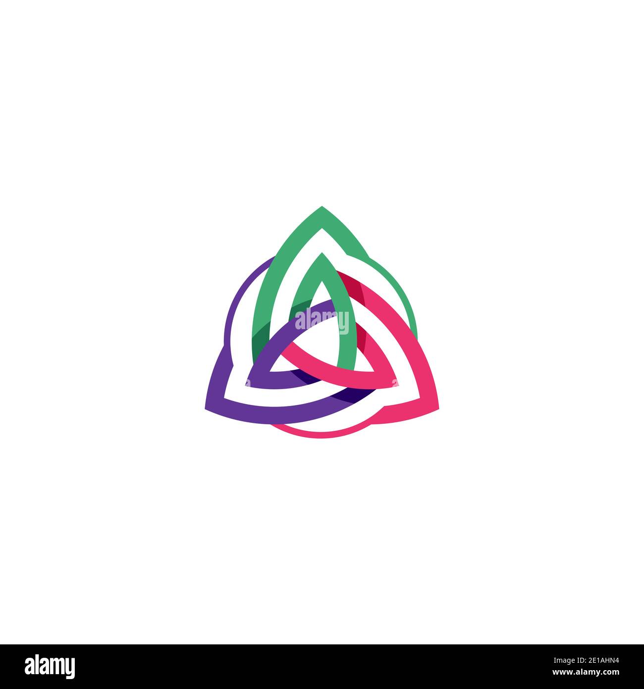 Triangle and colorful abstract logo vector design template Stock Vector ...