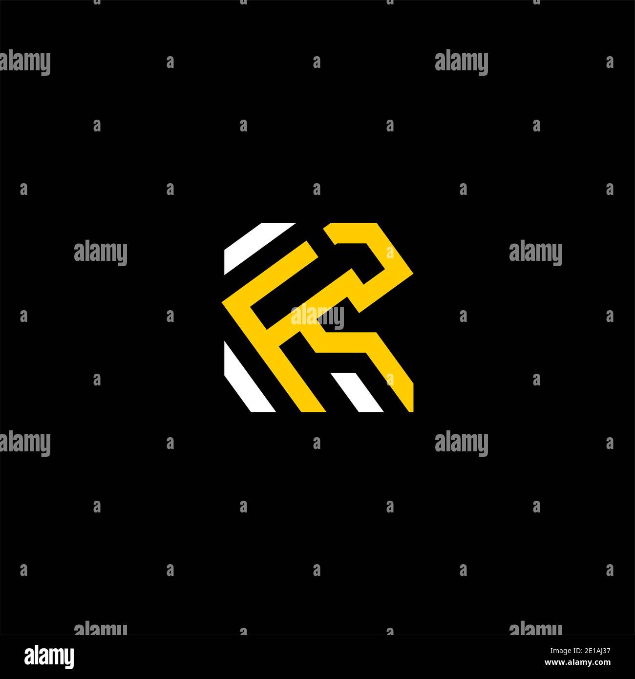 KFS Letters and Power hand logo design template Stock Vector