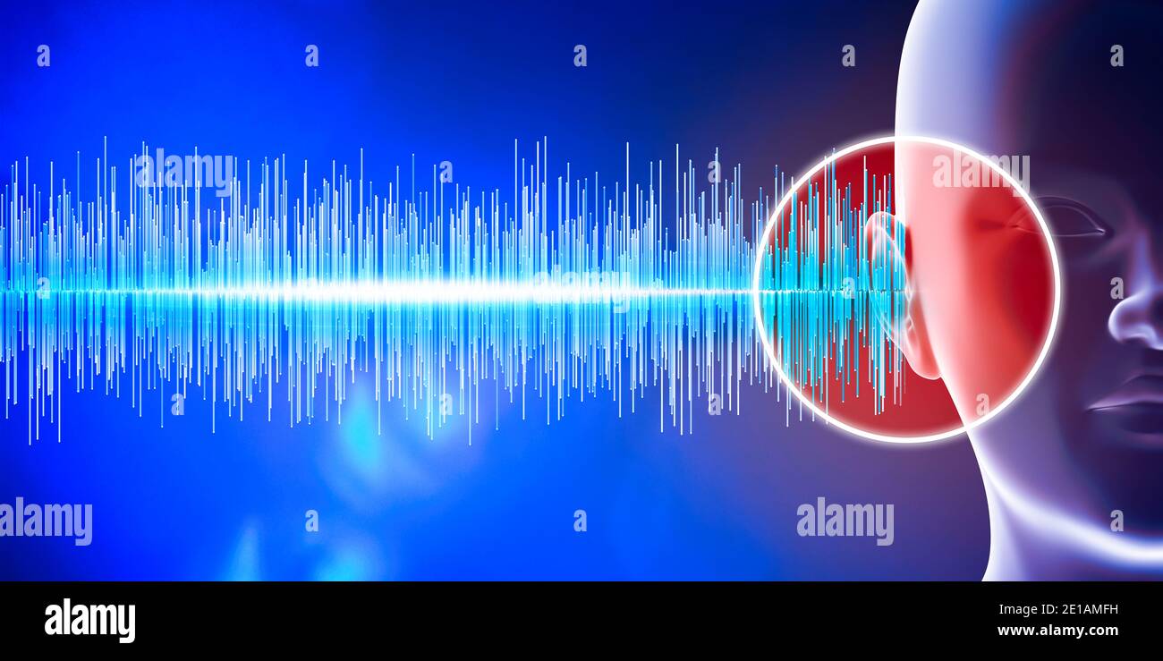 Hearing problems and solutions. Ultrasound. Deafness. Advancing age and