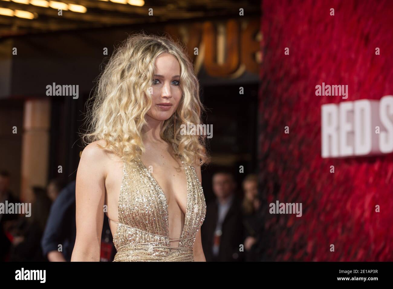Photography of Hollywood Jennifer Lawrence at the 'Red Sparrow' European Premiere at Vue West End cinema in Leicester Square, London Stock Photo - Alamy