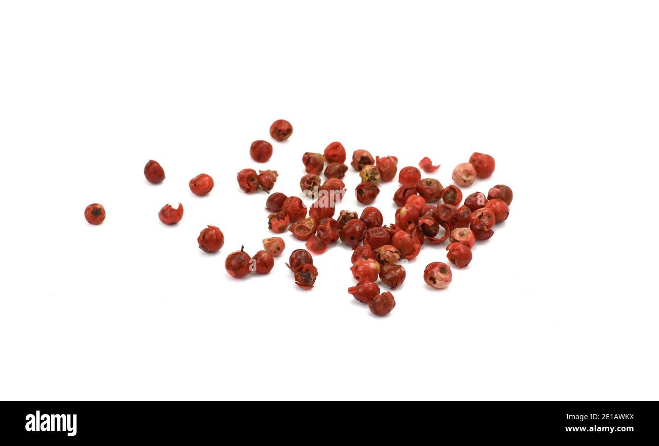 Spice of red pepper isolated on white background Stock Photo - Alamy