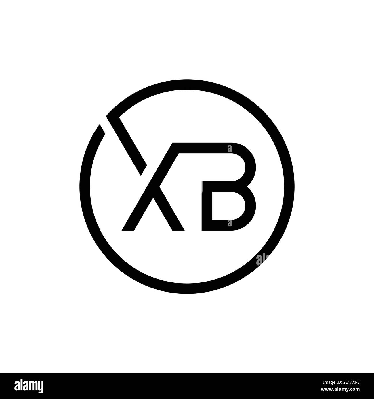 Xb logo vector vectors Stock Vector Images Alamy