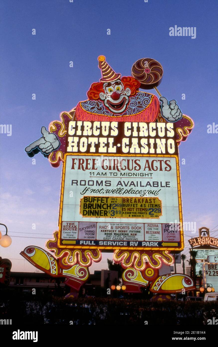 Circus Circus Hotel and Casino sign on the Strip in Las Vegas, Nevada Stock  Photo - Alamy, image size:874x1390