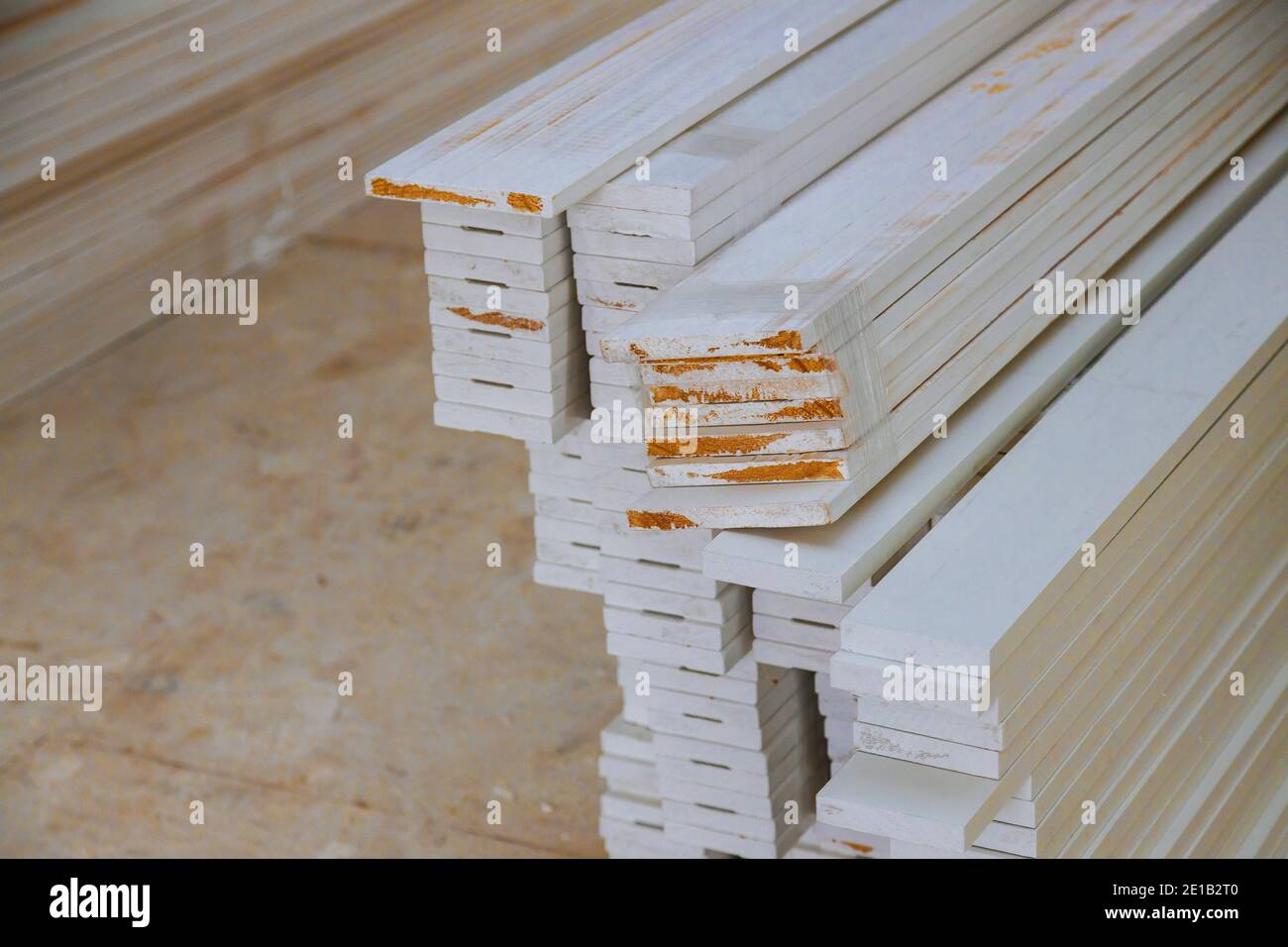 Trim molding large wooden for material for the construction building
