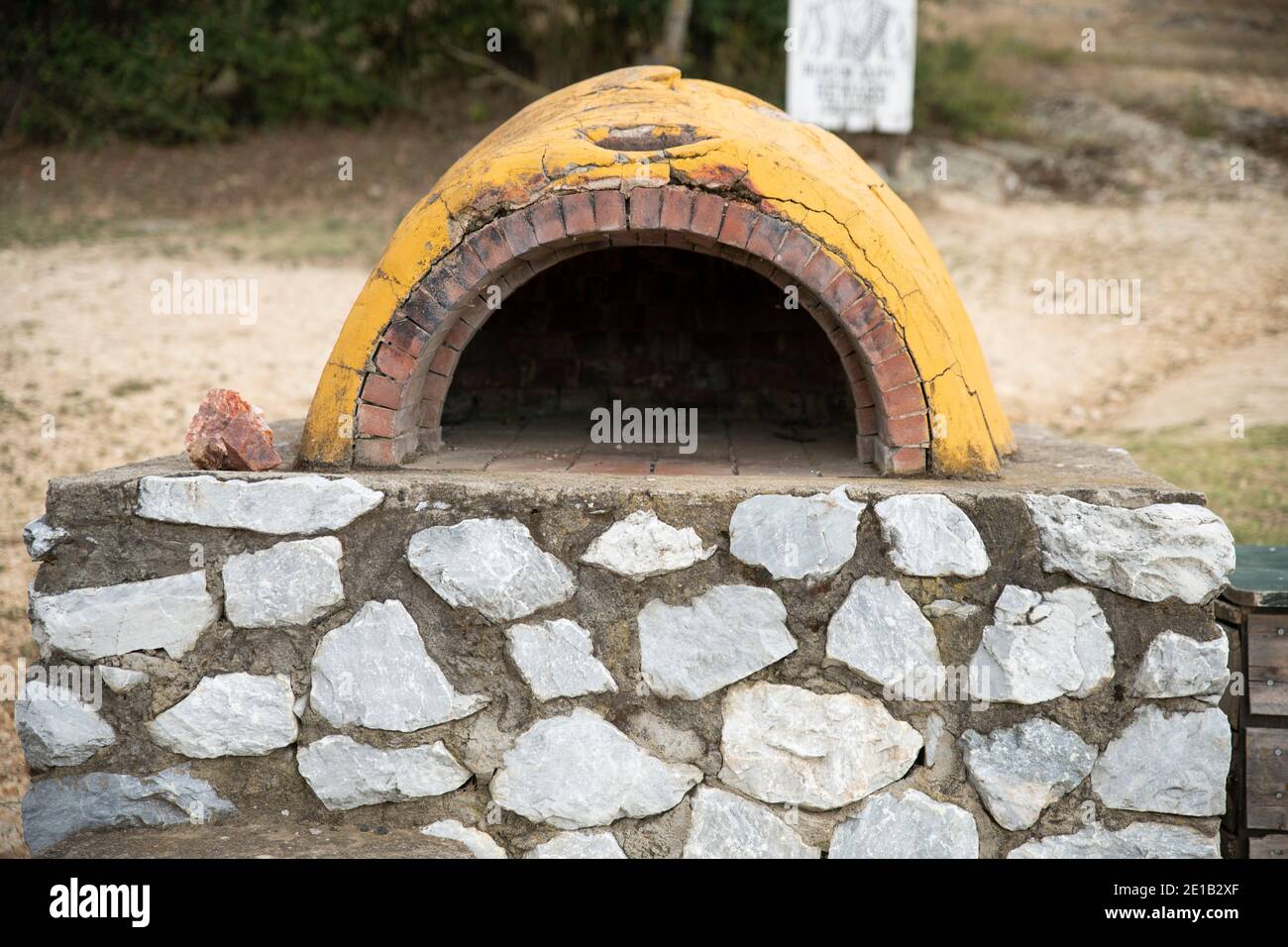 Old Stone Oven Outdoors in a Farm Stock Photo Alamy