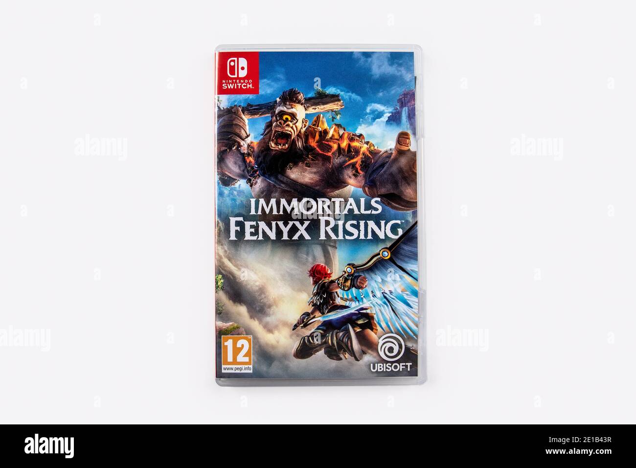 Riga, Latvia - December 29, 2020: Immortals Fenyx Rising, game for Nintendo  Switch from Ubisoft, age limit up to 12 Stock Photo - Alamy