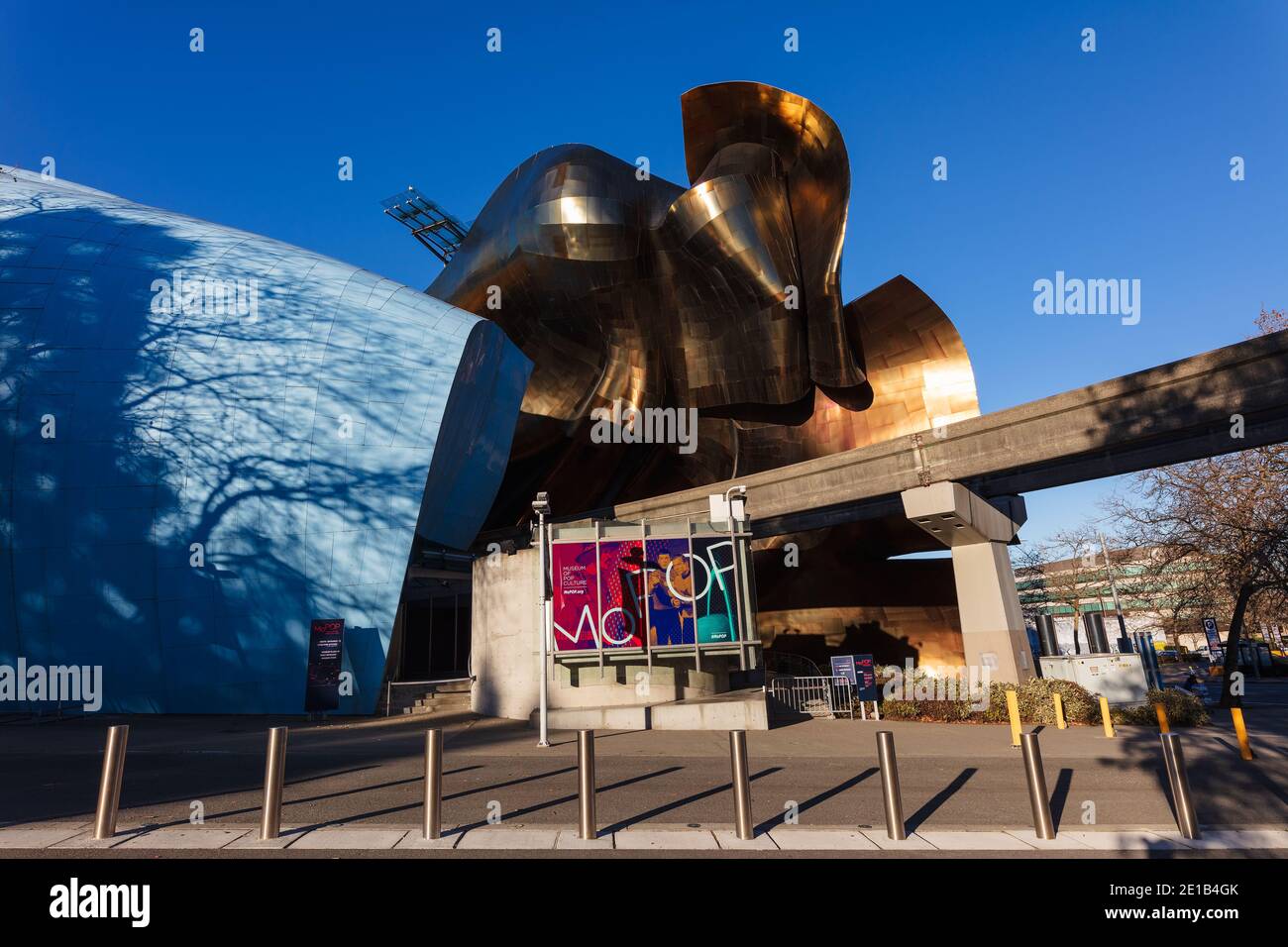 The Museum of Pop Culture in Seattle, Washington Stock Photo