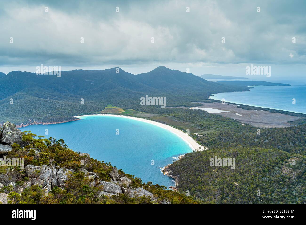 Wineglass Bay in Tasmania Stock Photo Alamy
