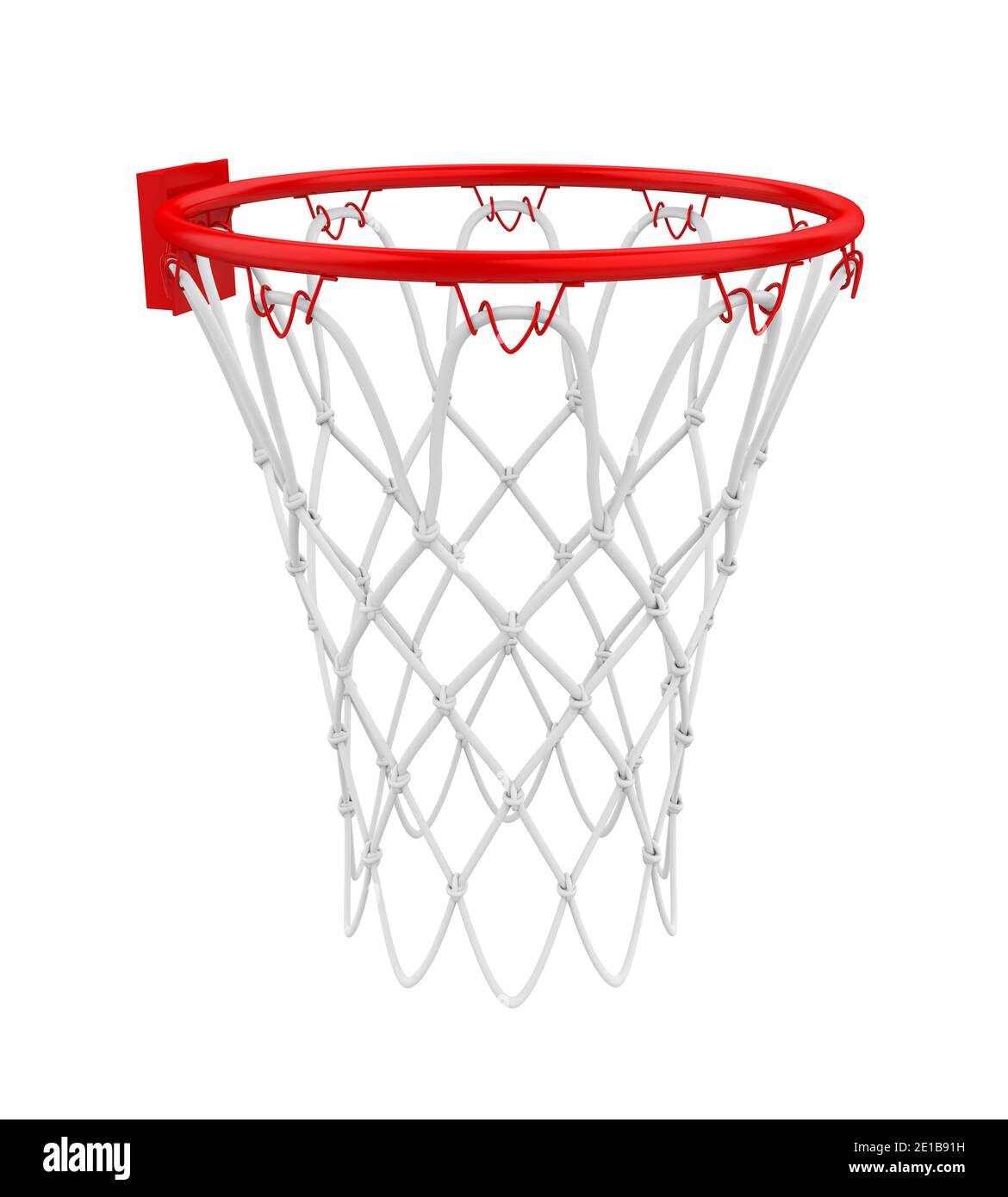 Basketball Hoop Isolated Stock Photo - Download Image Now