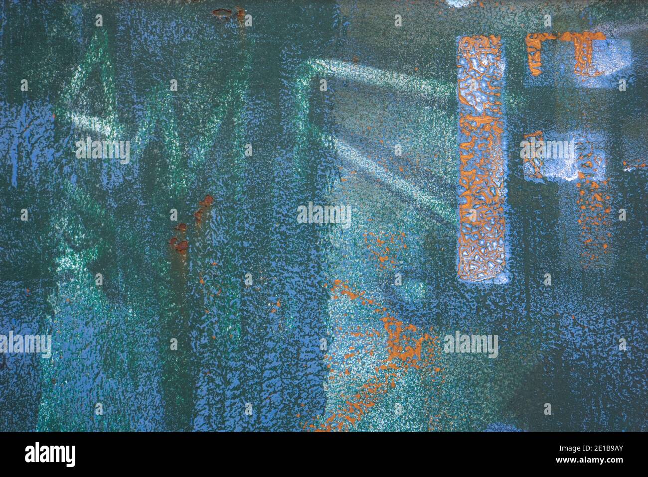 Abstract background texture and random graffiti lettering. White and orange scratched surface patterns. Stock Photo