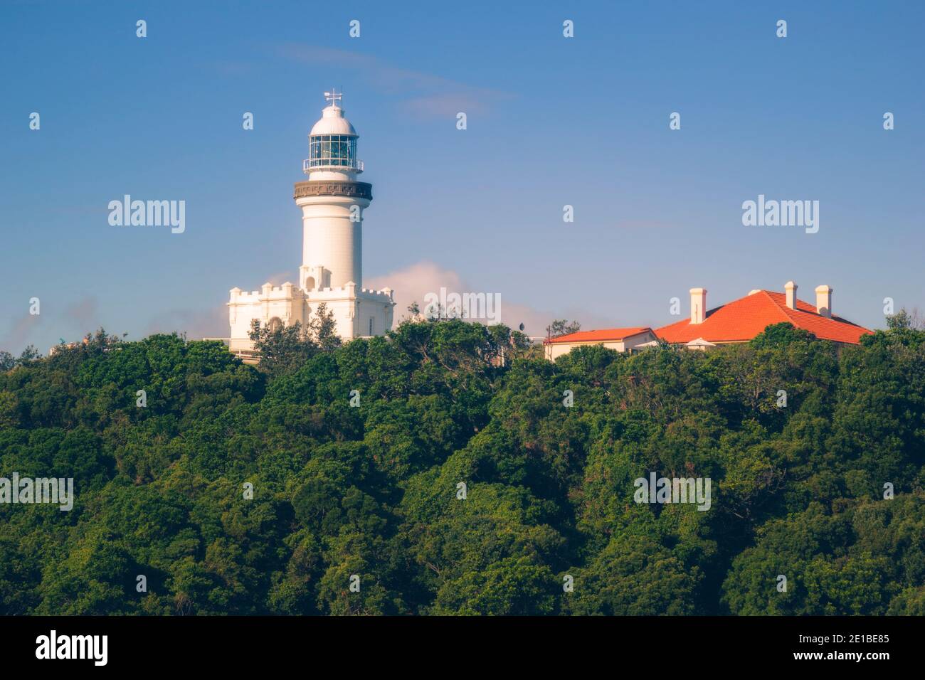 Cape Byron Lighthouse. Byron Bay, New South Wales, Australia. Stock Photo