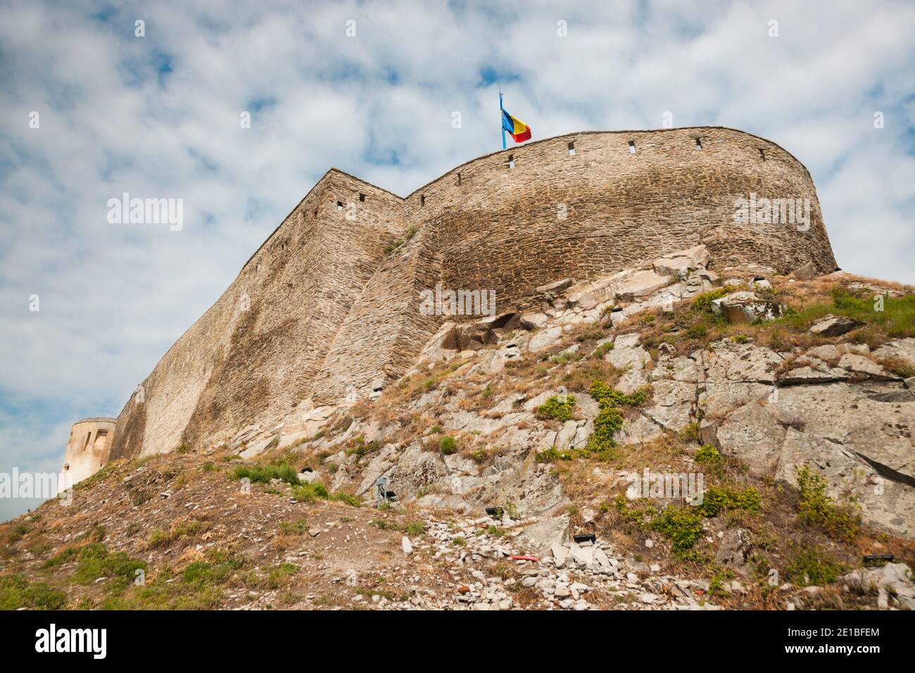 Europe romania transylvania deva castle hi-res stock photography and ...