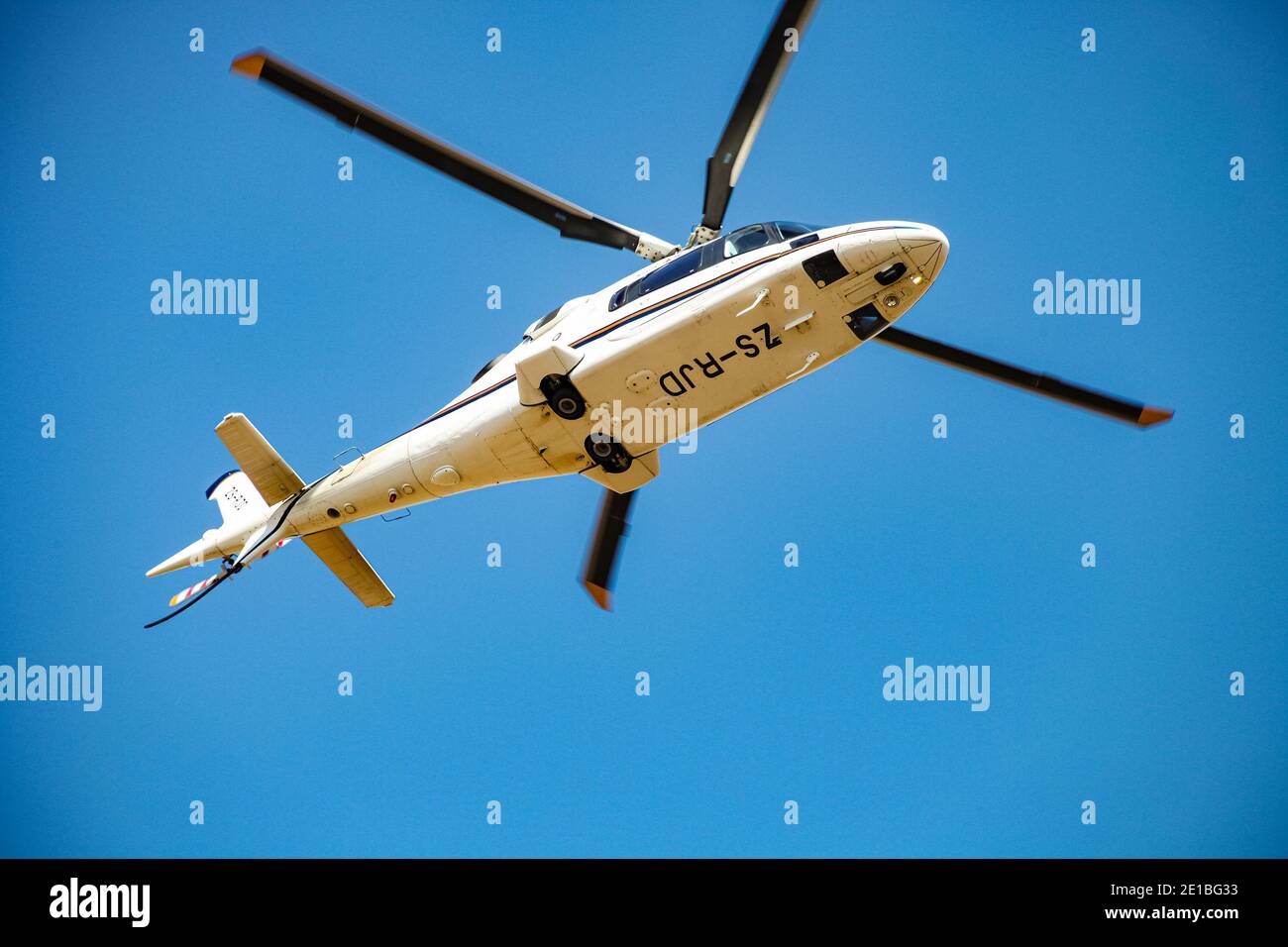 Johannesburg, South Africa May 22, 2011 Luxury Helicopter flying