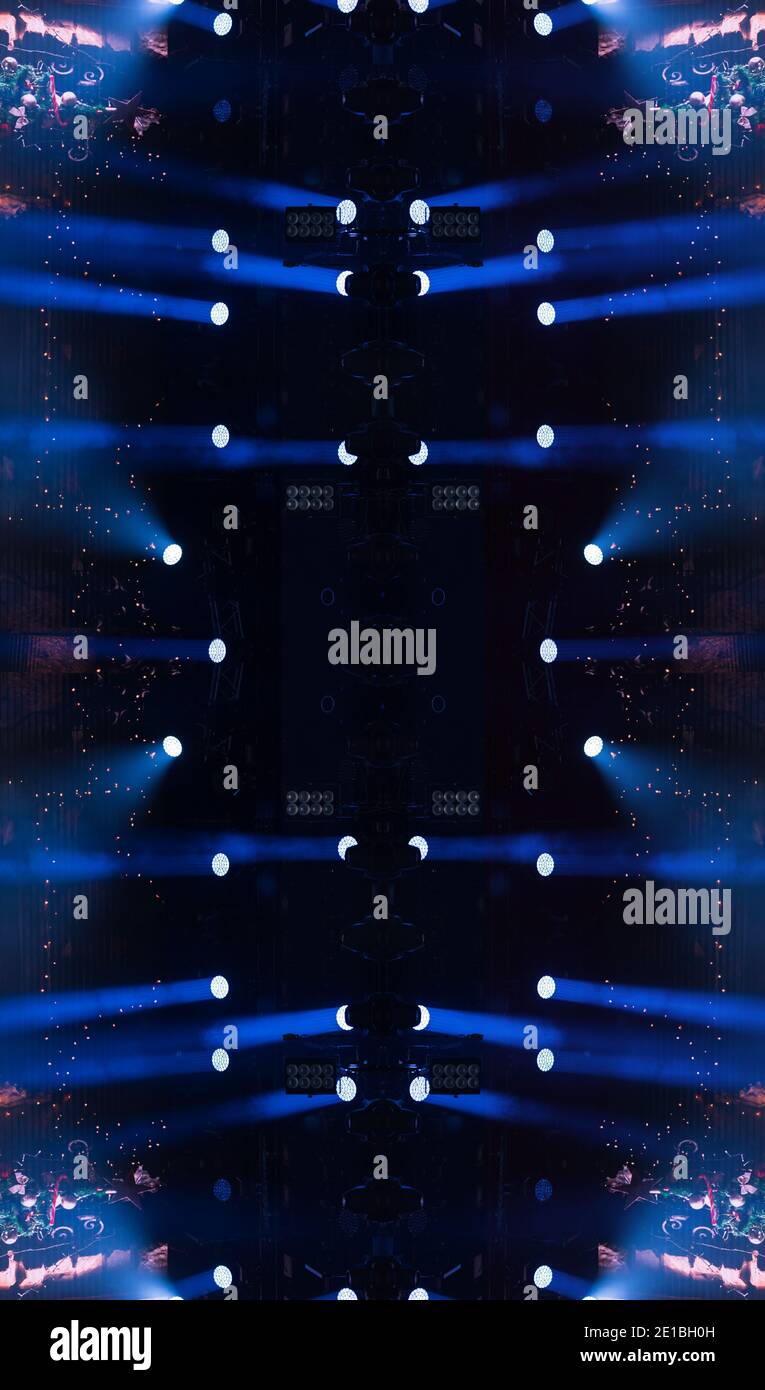 Stage Design Texture Abstract texture background for design. Stage light and smoke on stage ...