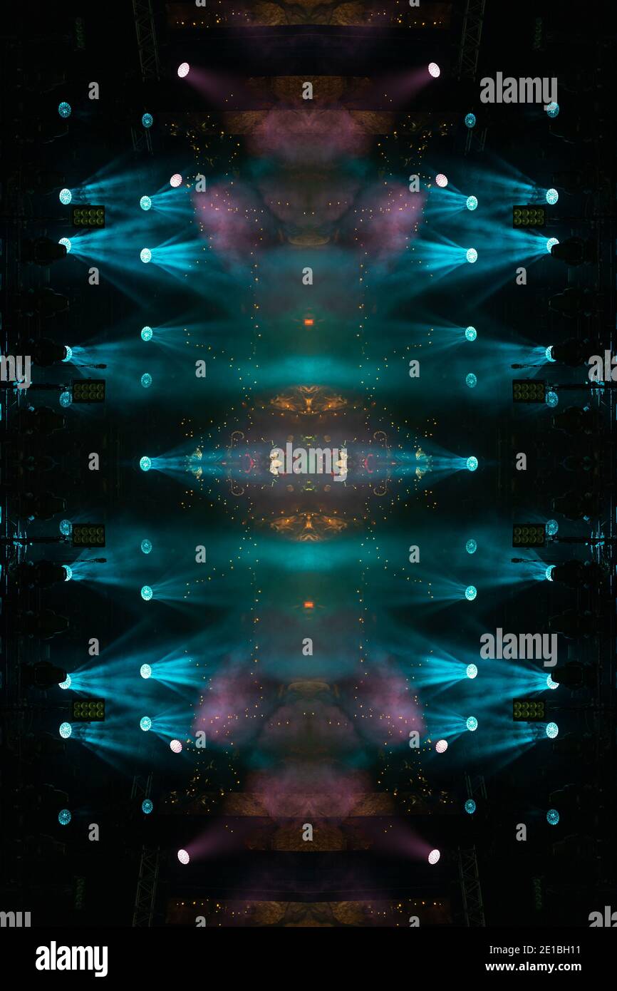 Abstract texture background for design. Stage light and smoke on stage ...