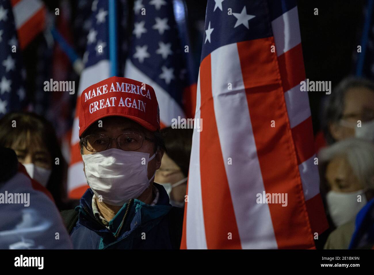 CHUNG Trump 2020 Hat Keep America Great KAG I Make America Great Again MAGA Embroidered USA Flag 