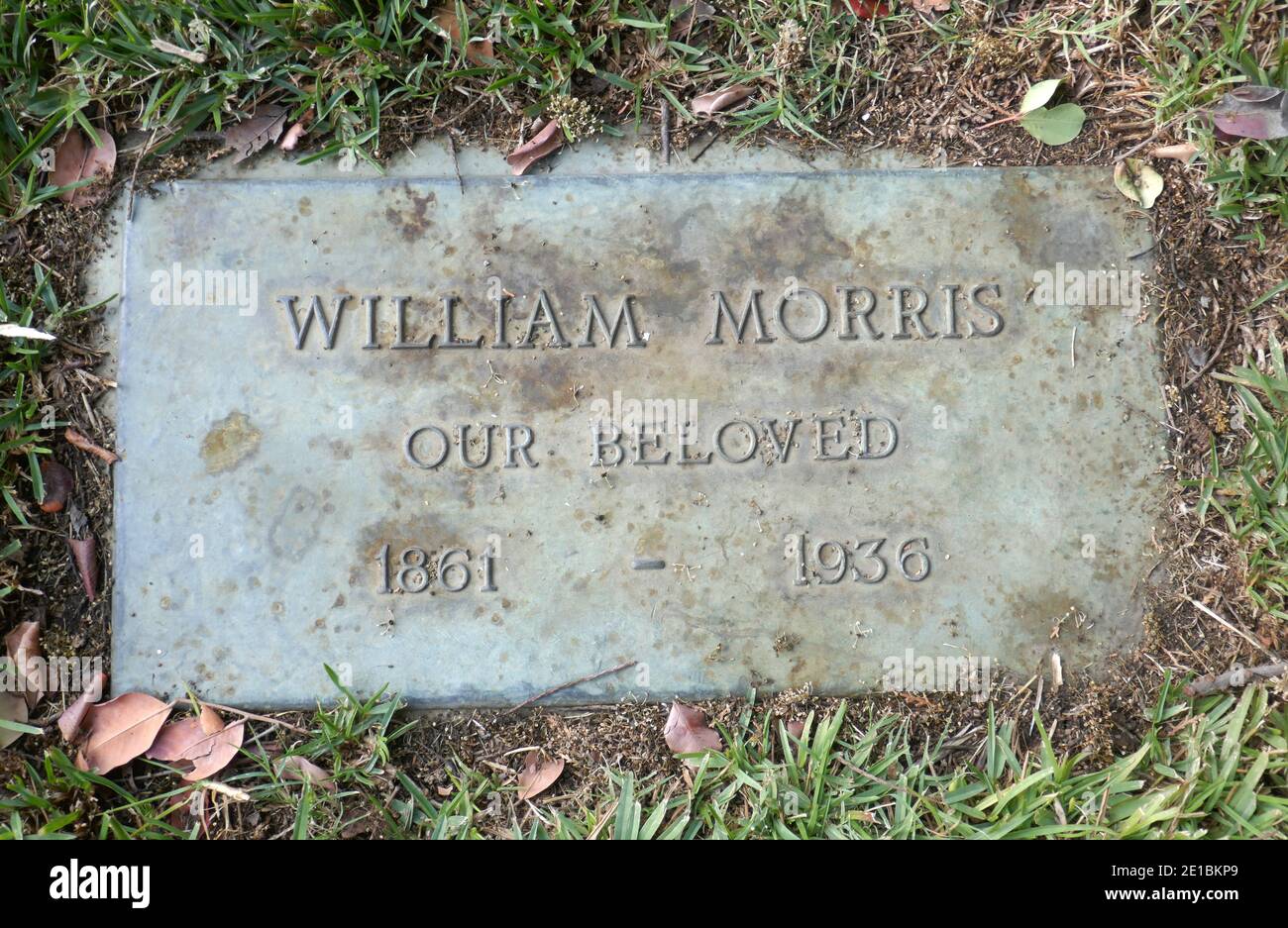 Los Angeles, California, USA 5th January 2021 A general view of atmosphere of actor William Morris Grave at Hollywood Forever Cemetery on January 5, 2021 in Los Angeles, California, USA. Photo by Barry King/Alamy Stock Photo Stock Photo