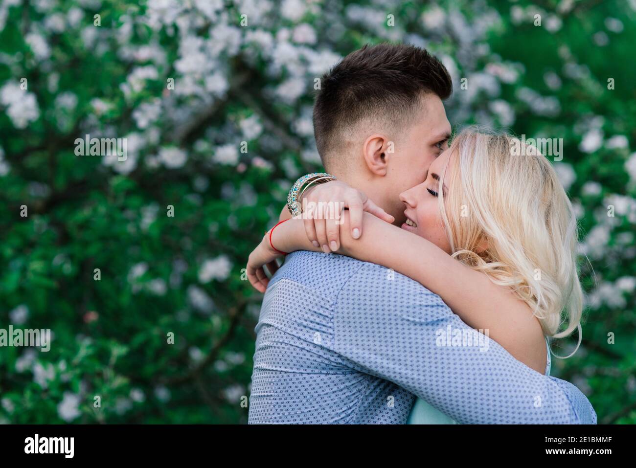 Guy kissing girl on hands hi-res stock photography and images - Alamy