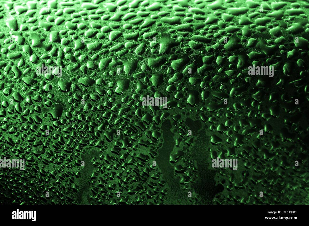 Abstract green background of fresh water drops Stock Photo - Alamy