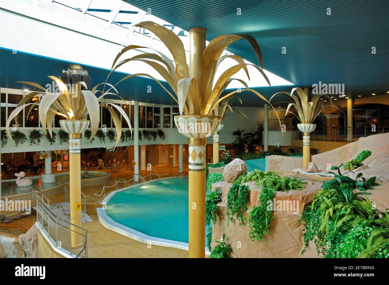 Aquapark at Holiday Club Caribia hotel in Turku. Finland Stock Photo - Alamy