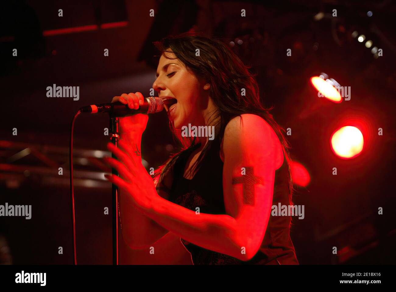 Melanie Chisholm, also known as Mel C, performs solo at The Liquid Rooms, Edinburgh Stock Photo