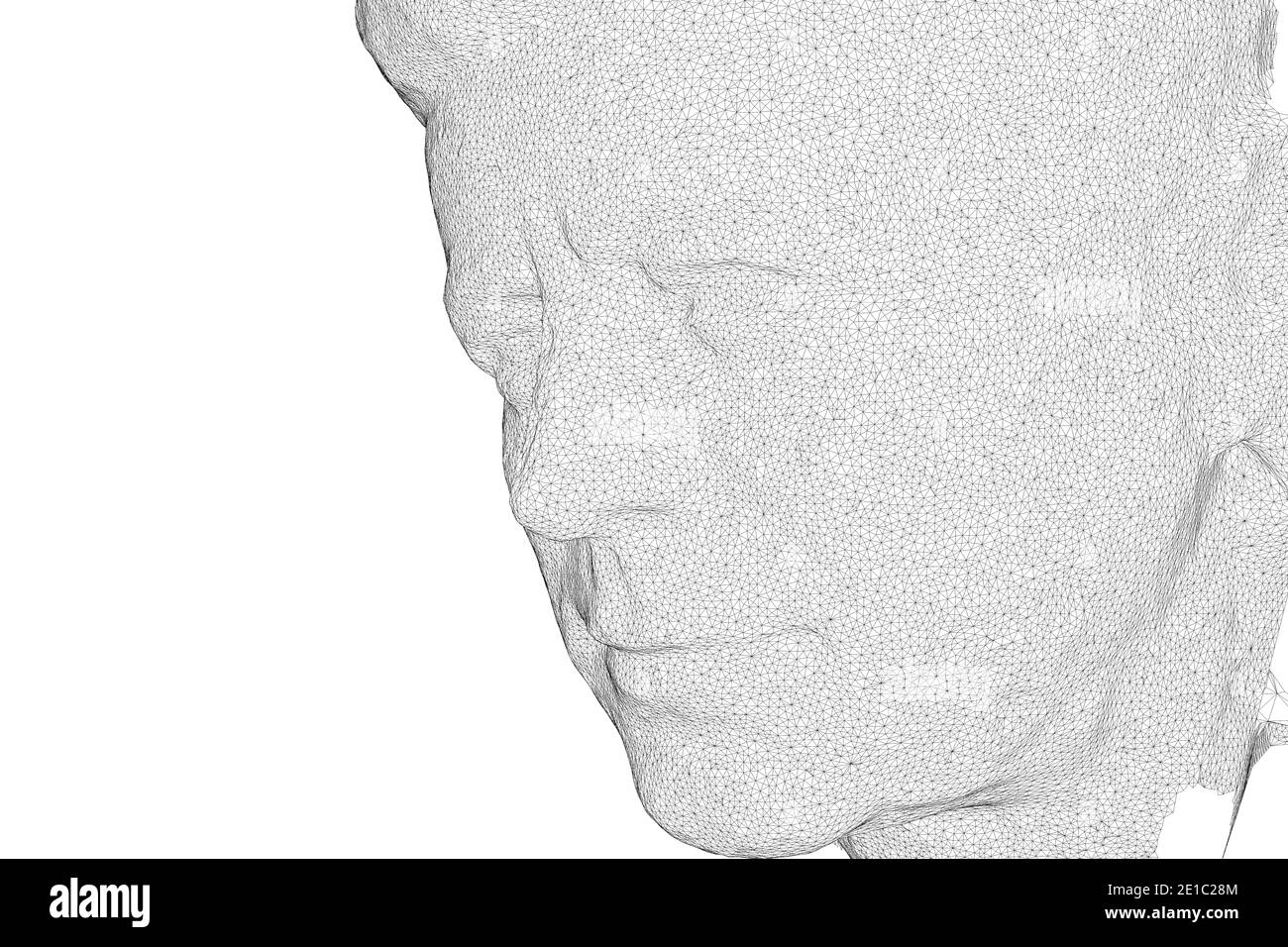 CGI-Visualisierung/ cgi visualization: Portrait John F. Kennedy (Keine Werbung. Referenzdatenbank: http://www.360-berlin.de. © Jens Knappe. Bildquelle Stock Photo