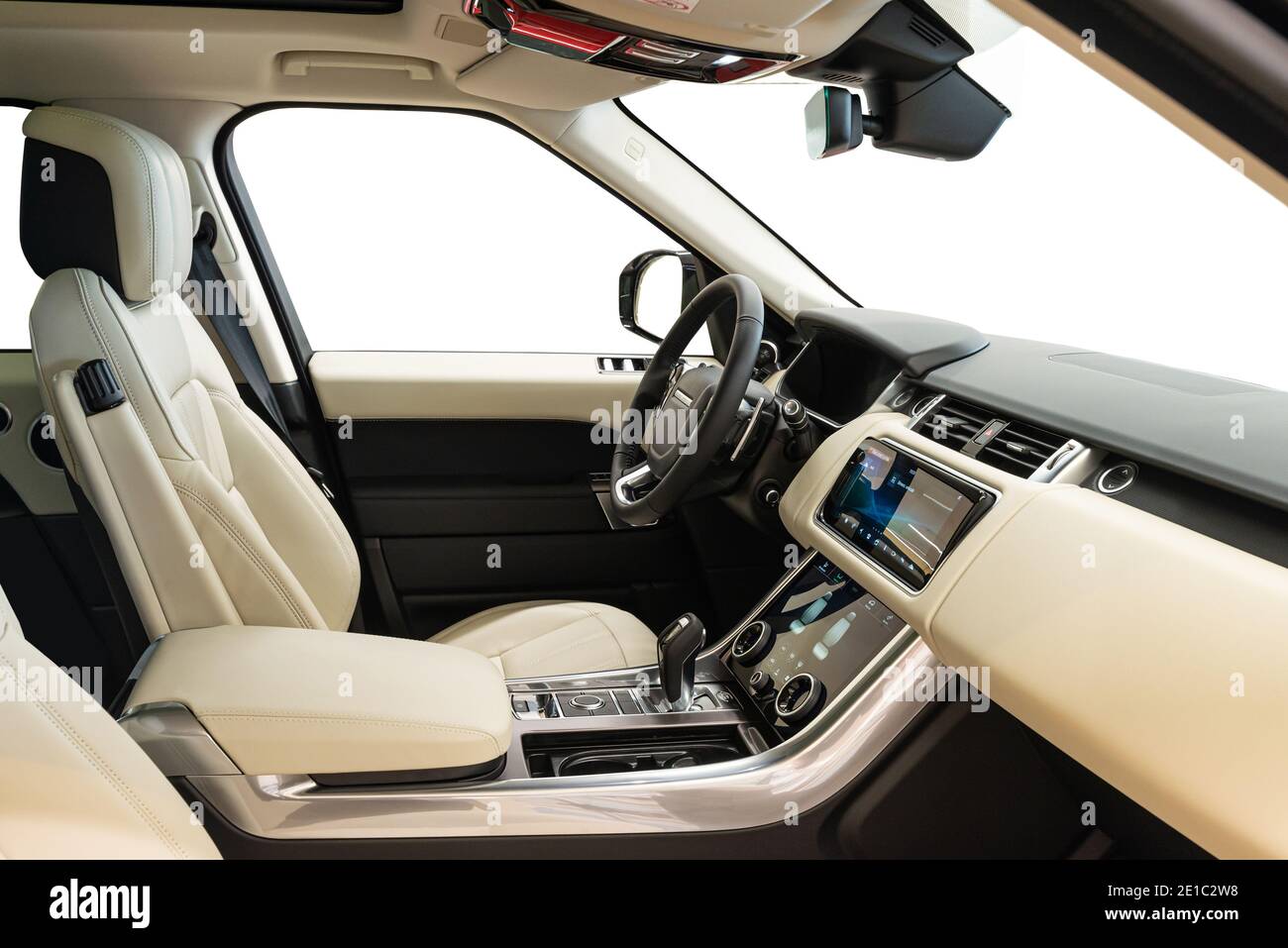 Land rover interior hi-res stock photography and images - Alamy