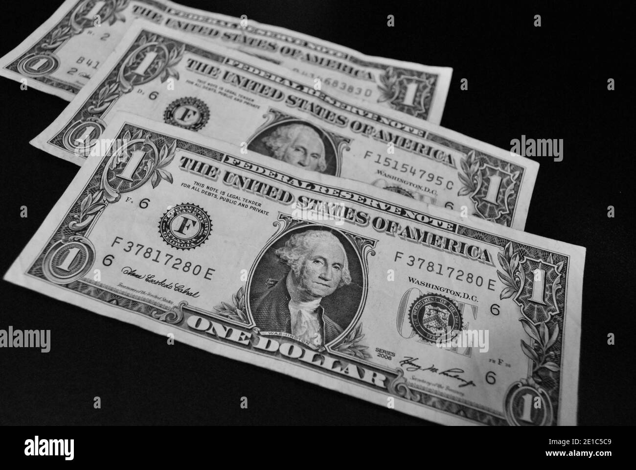 50 dollar bill Black and White Stock Photos & Images - Alamy
