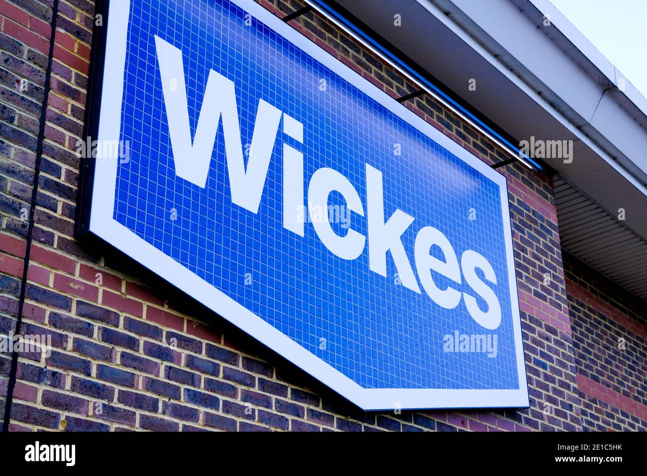 Epsom Surrey, London UK January 06 2021, Wickes Home Improvement Retail