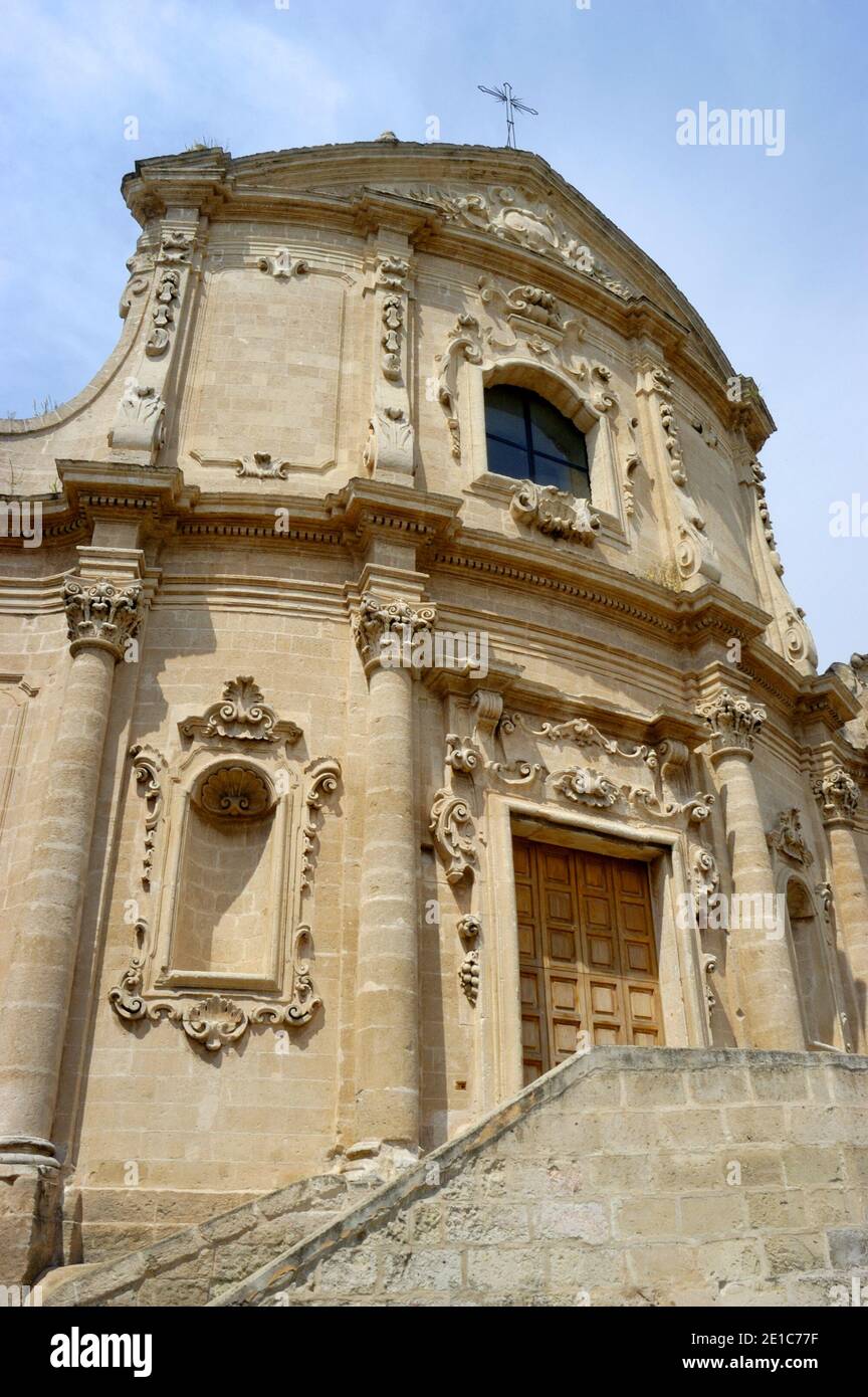 Massafra, Puglia, Italy. Church of San Agostino (Baroque) now