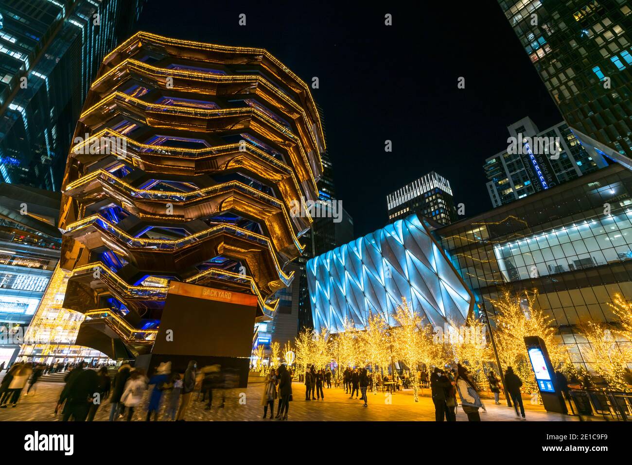 Hudson Yards Holiday Lights 2024 Calla Corenda
