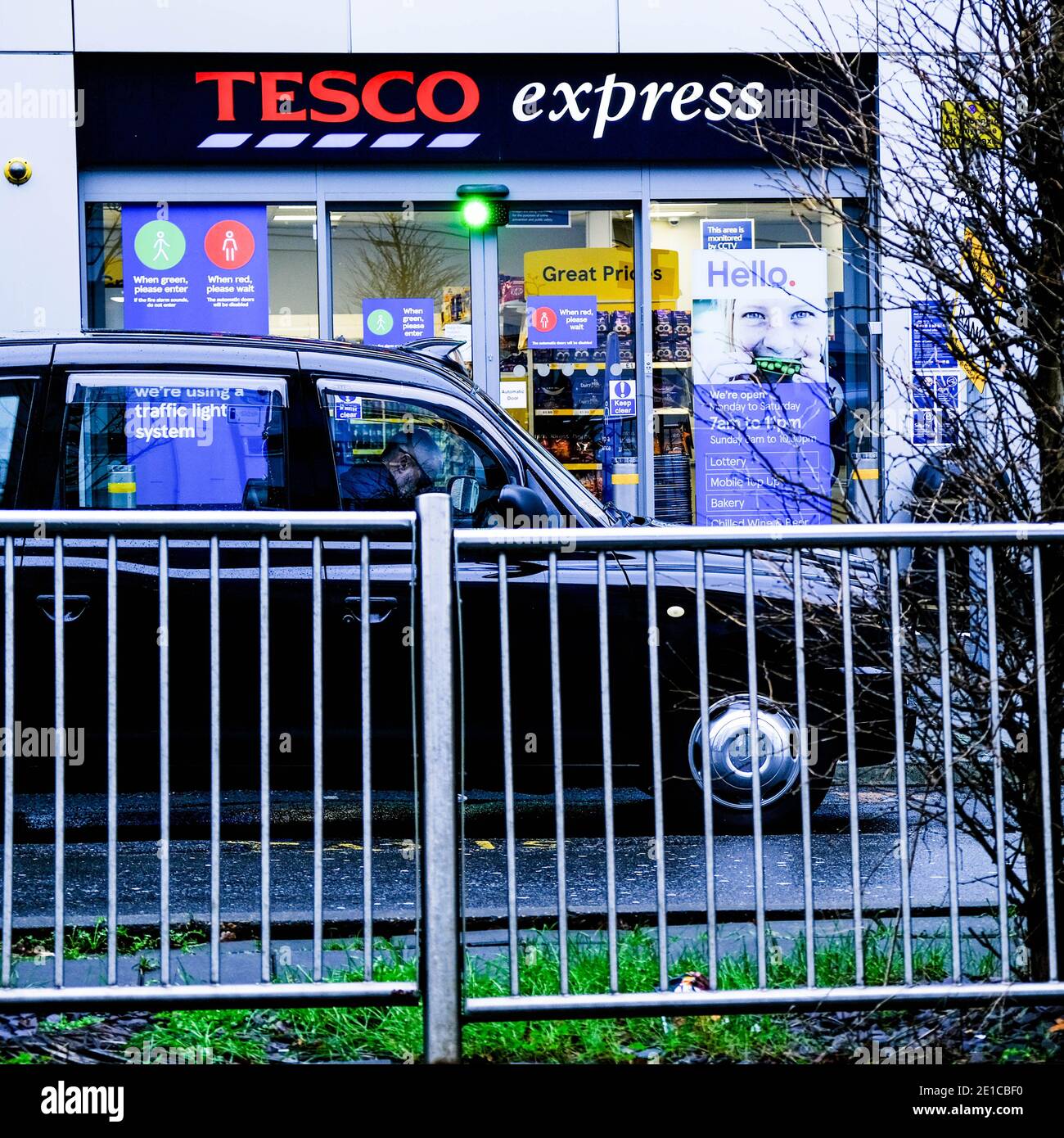 Epsom Surrey, London UK January 06 2021, Tesco Express Convenience Food