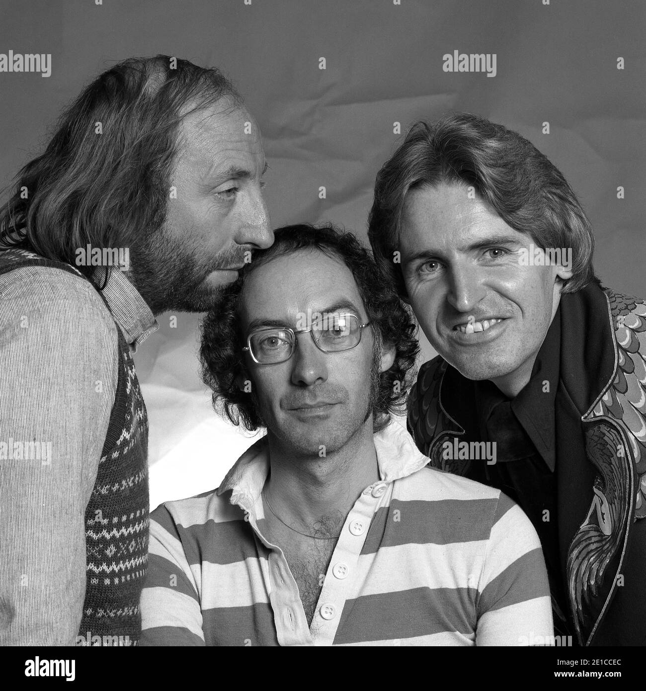 Scaffold. British music act. Roger McGough, John Gorman and Mike McGear.(brother of Paul McCartney. 1976 Stock Photo